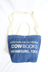 COW BOOKS/Bucket Shoulder-Indigo×Ivory