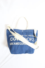COW BOOKS/Bucket Shoulder-Indigo×Ivory