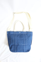 COW BOOKS/Bucket Shoulder-Indigo×Ivory