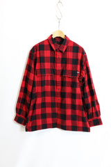 NANGA/BUFFALO CHECK W PK SHIRT  - Red