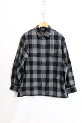 NANGA/BUFFALO CHECK W PK SHIRT  - Black