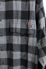 NANGA/BUFFALO CHECK W PK SHIRT  - Black