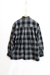 NANGA/BUFFALO CHECK W PK SHIRT  - Black