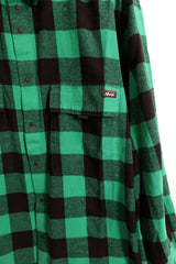NANGA/BUFFALO CHECK W PK SHIRT  - Green