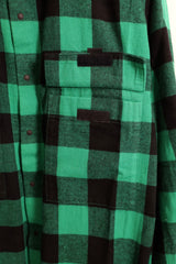NANGA/BUFFALO CHECK W PK SHIRT  - Green