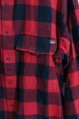NANGA/BUFFALO CHECK W PK SHIRT  - Red