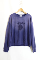 TODAY edition / PATCH MARK SWEATSHIRT - Navy