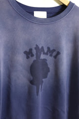 TODAY edition / PATCH MARK SWEATSHIRT - Navy