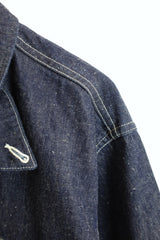 SASSAFRAS /OVERGROWN FATIGUE JACKET-11.5oz DENIM　SF262375