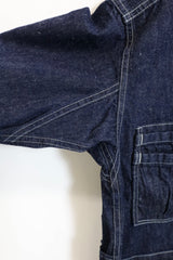 SASSAFRAS /OVERGROWN FATIGUE JACKET-11.5oz DENIM　SF262375
