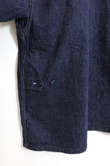 SASSAFRAS /OVERGROWN FATIGUE JACKET-11.5oz DENIM　SF262375