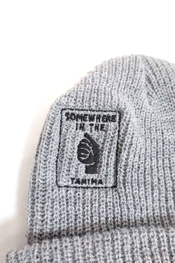 TANIMA / Somewhere Knit Cap design by cover (刺繍Ver.) - Gray