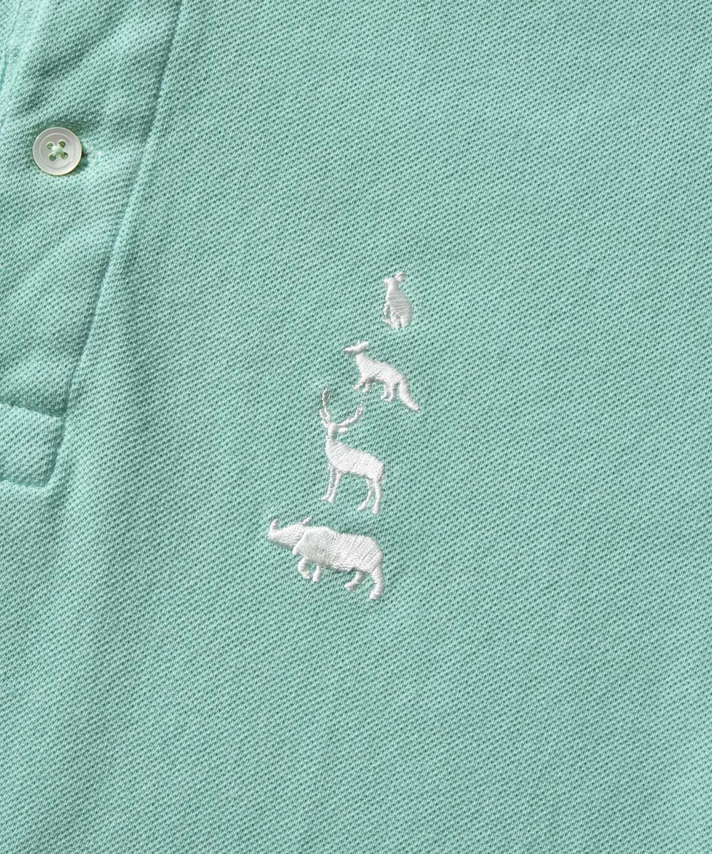 MOUNTAIN RESEARCH Animal Polo 動物刺繍　ポロシャツ Mountain Research