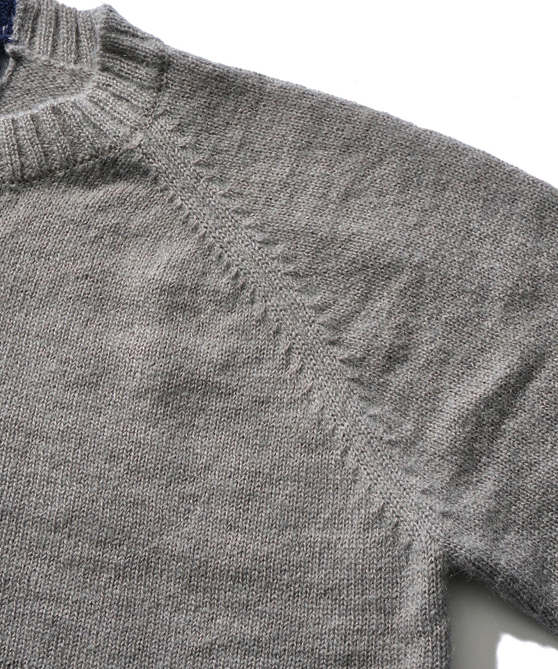 Riding Equipment Research/ Frankenstein Sweater- NAVY*GRAY