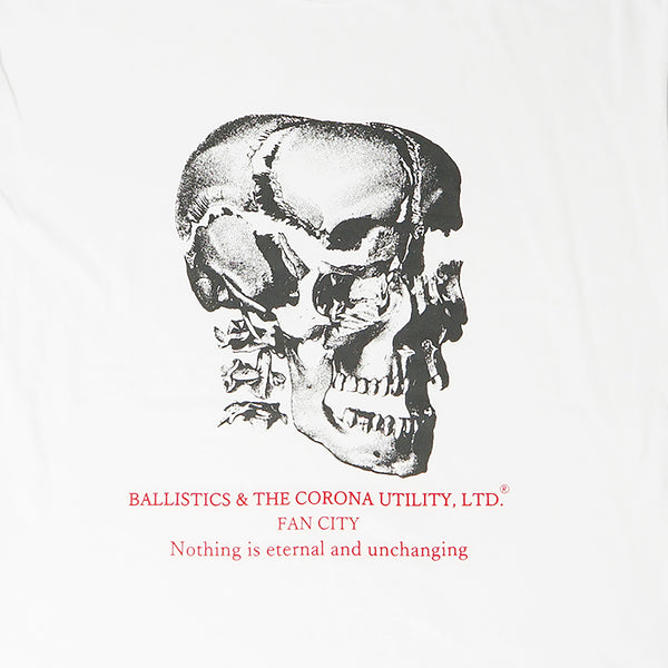 Ballistics / SKULL T- shirt - White