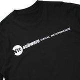 SUBWARE  / MARQUEE LOGO LONG SLEEVE TEE - BLACK