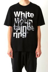 White Mountaineering / Mountain Logo T-Shirt-Black