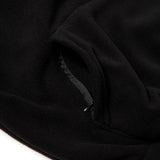 TRIBE WEAR /NOT BASIC FLEECE HOODIE - BLACK