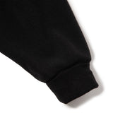 TRIBE WEAR /NOT BASIC FLEECE HOODIE - BLACK