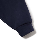 TRIBE WEAR /NOT BASIC FLEECE HOODIE - NAVY
