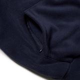 TRIBE WEAR /NOT BASIC FLEECE HOODIE - NAVY