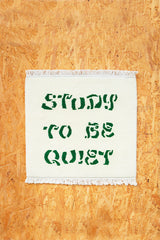 TANIMA / "study to be quiet" rug